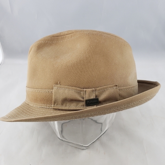 VINTAGE Adam Canvas Rain Fedora GUC - Picture 1 of 13